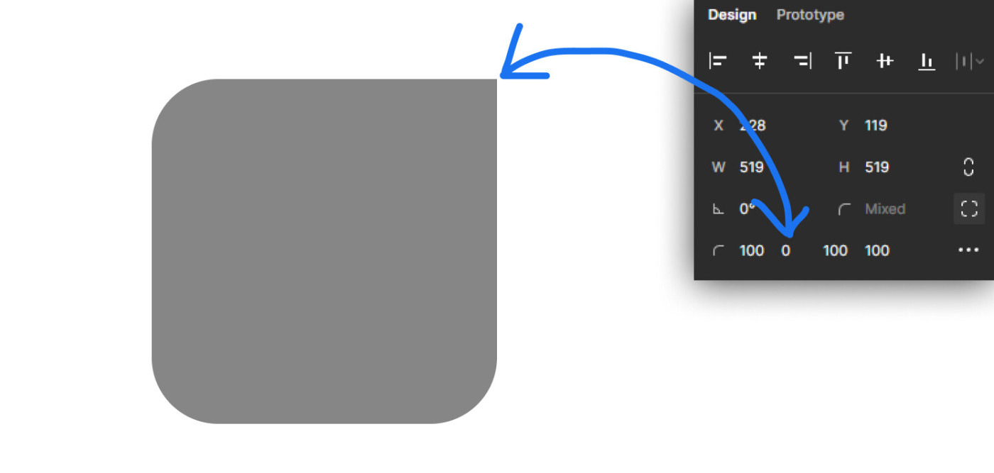 Как сделать скругление углов в Figma - скруглить углы у фигур в фигме -  дизайнерс