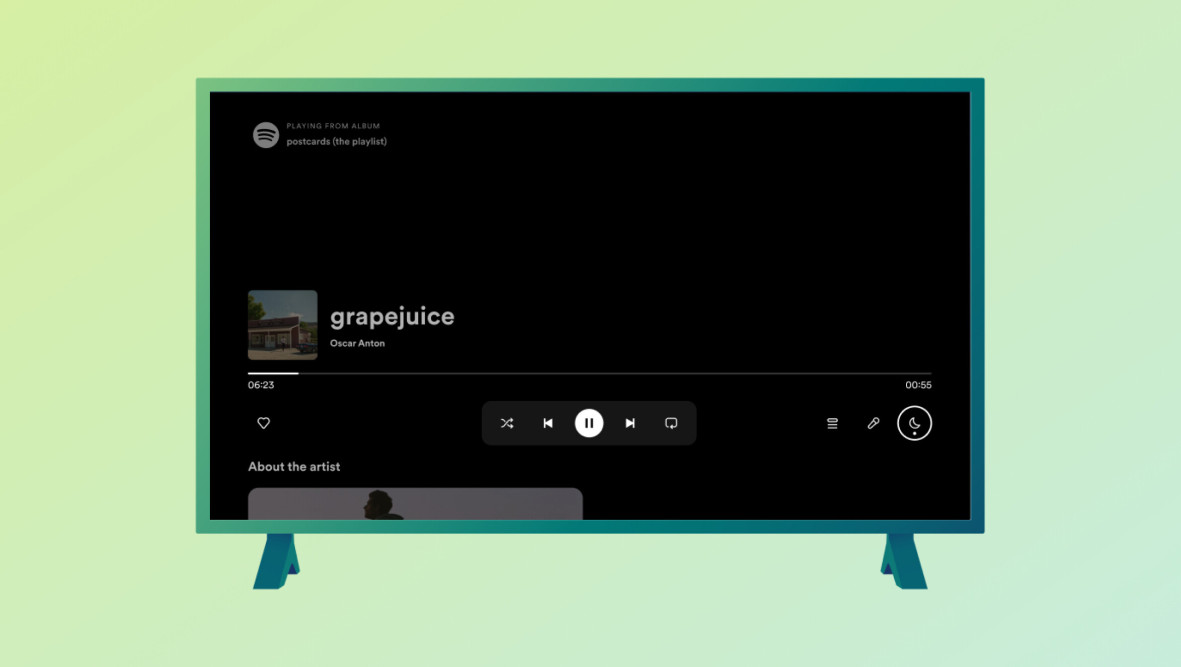 Spotify представил новый интерфейс для приложения Smart TV - новость  dsgners.ru