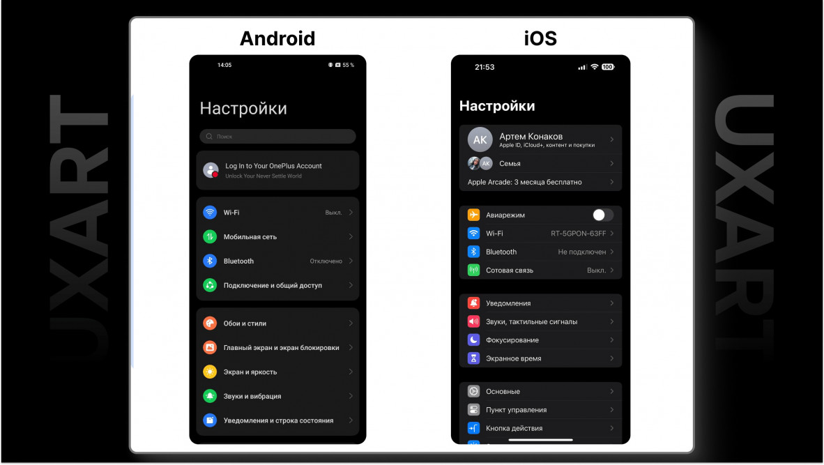 Android vs iOS. UX-дизайнер впервые за 27 лет перешел с Android на iPhone.  Айфон хуже? - дизайнерс